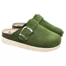 16202 -es női Dr Feet bőr papucs - zold 16202 -es női Dr Feet bőr papucs - zold
