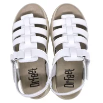 18000 -es női Dr Feet bőr papucs - feher