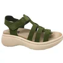 18000 -es női Dr Feet bőr papucs - zold