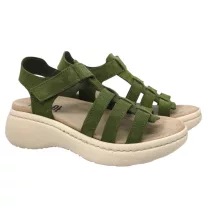 18000 -es női Dr Feet bőr papucs - zold