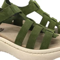 18000 -es női Dr Feet bőr papucs - zold