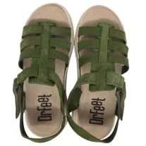 18000 -es női Dr Feet bőr papucs - zold