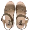 18004 -es női Dr Feet bőr papucs - barna