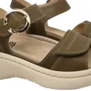 18004 -es női Dr Feet bőr papucs - barna