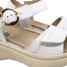 18004 -es női Dr Feet bőr papucs - feher
