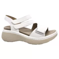 18007 -es női Dr Feet bőr papucs - feher