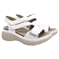 18007 -es női Dr Feet bőr papucs - feher