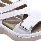 18007 -es női Dr Feet bőr papucs - feher 18007 -es női Dr Feet bőr papucs - feher