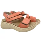 18007 -es női Dr Feet bőr papucs - narancssarga