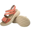 18007 -es női Dr Feet bőr papucs - narancssarga 18007 -es női Dr Feet bőr papucs - narancssarga