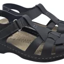2018 -es női Dr Feet bőr szandal - fekete 2018 -es női Dr Feet bőr szandal - fekete