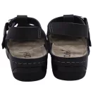 2018 -es női Dr Feet bőr szandal - fekete 2018 -es női Dr Feet bőr szandal - fekete