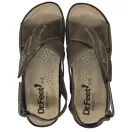 2084 -es női Dr Feet bőr szandal - sotet barna