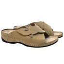 2085 -os női Dr Feet bőr papucs - vilagos barna 2085 -os női Dr Feet bőr papucs - vilagos barna