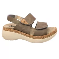 21002 -es női Dr Feet bőr papucs - vilagos barna