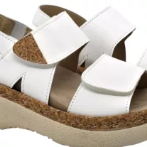 21002 -es női Dr Feet bőr papucs - feher