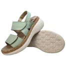 21002 -es női Dr Feet bőr papucs - menta zold 21002 -es női Dr Feet bőr papucs - menta zold