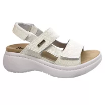 21007 -es női Dr Feet bőr papucs - feher