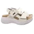 21007 -es női Dr Feet bőr papucs - feher