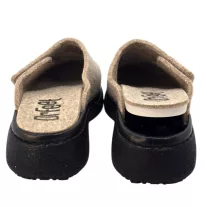 21008 -es női Dr Feet gyapju papucs - bezs