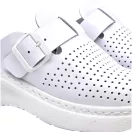 21010 -es női Dr Feet bőr papucs - feher 21010 -es női Dr Feet bőr papucs - feher