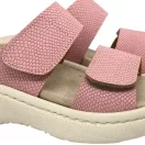 21012 -es női Dr Feet bőr papucs - puder rozsaszin