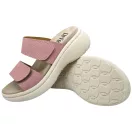 21012 -es női Dr Feet bőr papucs - puder rozsaszin 21012 -es női Dr Feet bőr papucs - puder rozsaszin