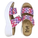 21012 -es női Dr Feet bőr papucs - rozsaszin mintas 21012 -es női Dr Feet bőr papucs - rozsaszin mintas