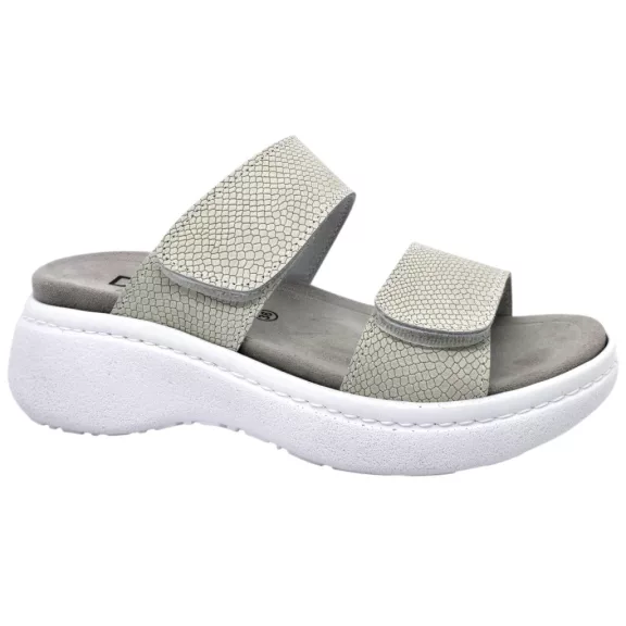 21012 -es női Dr Feet bőr papucs - vilagos szürke 21012 -es női Dr Feet bőr papucs - vilagos szürke