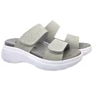 21012 -es női Dr Feet bőr papucs - vilagos szürke 21012 -es női Dr Feet bőr papucs - vilagos szürke