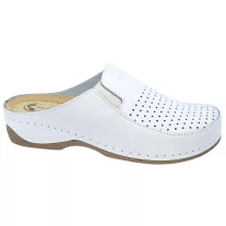 2106 -os női Dr Feet bőr papucs - feher