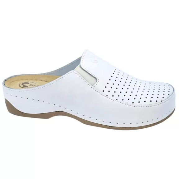 2106 -os női Dr Feet bőr papucs - feher 2106 -os női Dr Feet bőr papucs - feher