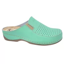 2106 -os női Dr Feet bőr papucs - zold