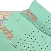 2106 -os női Dr Feet bőr papucs - zold