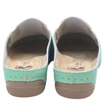 2106 -os női Dr Feet bőr papucs - zold