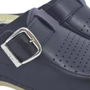 2107 -es női Dr Feet bőr papucs - sotet kek 2107 -es női Dr Feet bőr papucs - sotet kek