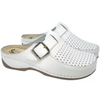 2107 -es női Dr Feet bőr papucs - feher