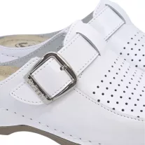 2107 -es női Dr Feet bőr papucs - feher