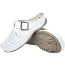 2107 -es női Dr Feet bőr papucs - feher