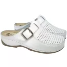 2107 -es női Dr Feet bőr papucs - feher