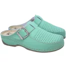 2107 -es női Dr Feet bőr papucs - zold 2107 -es női Dr Feet bőr papucs - zold