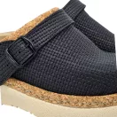 21200 -as női Dr Feet bőr papucs - fekete