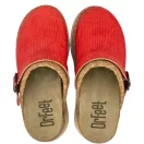21200 -as női Dr Feet bőr papucs - piros 21200 -as női Dr Feet bőr papucs - piros