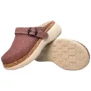 21200 -as női Dr Feet bőr papucs - rozsaszin