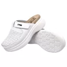 21301 -es női Dr Feet bőr papucs - feher