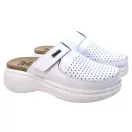 21301 -es női Dr Feet bőr papucs - feher 21301 -es női Dr Feet bőr papucs - feher