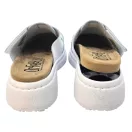 21301 -es női Dr Feet bőr papucs - feher pillango
