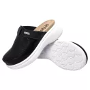 21301 -es női Dr Feet bőr papucs - fekete 21301 -es női Dr Feet bőr papucs - fekete