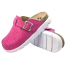 22100 -as női Dr Feet bőr papucs - rozsaszin