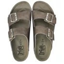 23004 -es ferfi Dr Feet bőr papucs - barna 23004 -es ferfi Dr Feet bőr papucs - barna